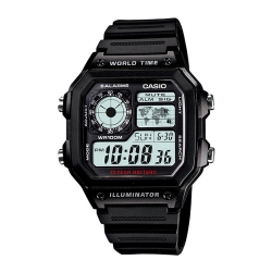 Монополия | Японские наручные часы мужские Casio Collection AE-1200WH-1A