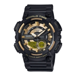 Монополия | Японские часы мужские CASIO Collection AEQ-110BW-9A с хронографом