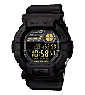 Монополия | Японские наручные часы мужские Casio G-SHOCK  GD-350-1B