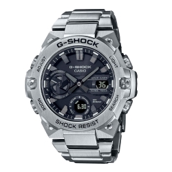 Монополия | Японские наручные часы  мужские Casio G-SHOCK  GST-B400D-1A с хронографом