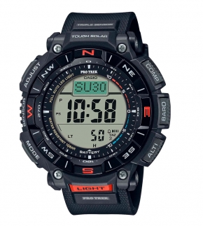 Монополия | Японские наручные часы мужские Casio Pro Trek PRG-340-1 с хронографом