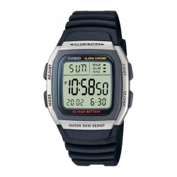 Монополия | Японские наручные часы мужские Casio Collection W-96H-1A