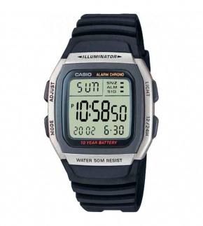 Монополия | Японские наручные часы мужские Casio Collection W-96H-1A