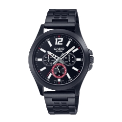 Монополия | Японские наручные часы  мужские Casio Collection MTP-E350B-1B