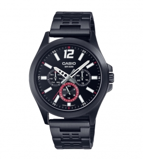 Монополия | Японские наручные часы  мужские Casio Collection MTP-E350B-1B
