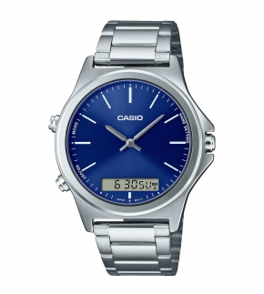 Монополия | Японские наручные часы  мужские Casio Collection MTP-VC01D-2E с хронографом