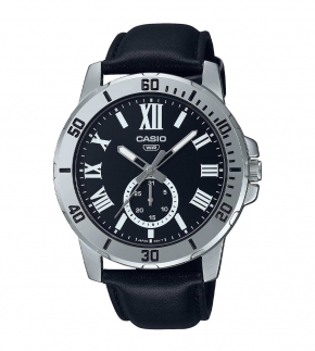 Монополия | Японские наручные часы  мужские Casio Collection MTP-VD200L-1B