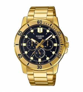Монополия | Японские наручные часы  мужские Casio Collection MTP-VD300G-1E