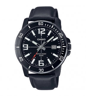 Монополия | Японские наручные часы  мужские Casio Collection MTP-VD01BL-1B
