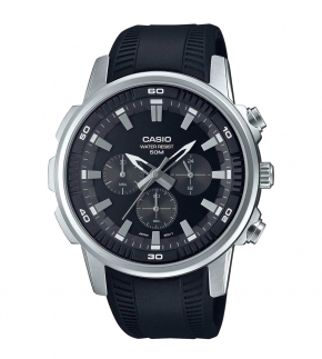 Монополия | Японские наручные часы  мужские Casio Collection MTP-E505-1A с хронографом