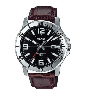 Монополия | Японские наручные часы  мужские Casio Collection MTP-VD01L-1B