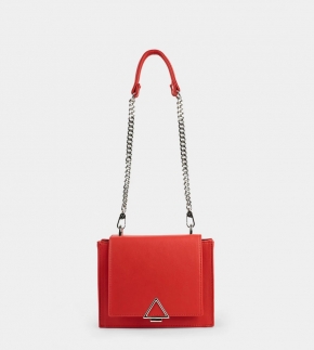 Монополия | Каркасная сумка Kortni S в цвете Красный