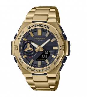 Монополия | Японские наручные часы мужские Casio G-SHOCK  GST-B500GD-9A