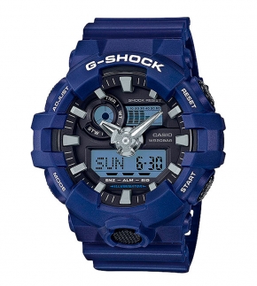 Монополия | Японские наручные часы мужские Casio G-SHOCK  GA-700-2A с хронографом