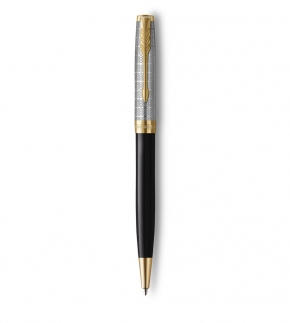 Монополия | Шариковая ручка Parker Sonnet Premium Refresh BLACK, цвет чернил Мblack