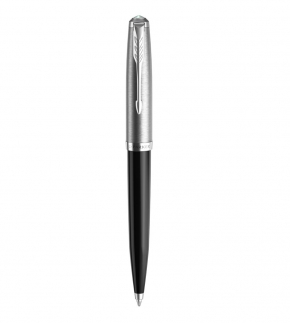 Монополия | Шариковая ручка Parker 51 CORE BLACK CT, цвет чернил черный