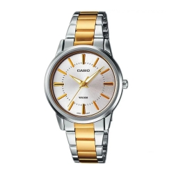 Монополия | Японские наручные часы женские CASIO Collection LTP-1303SG-7A