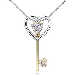 Монополия | Колье heart key necklace 26906