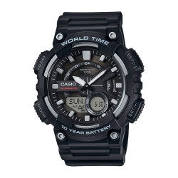 Монополия | Японские наручные часы мужские Casio Collection AEQ-110W-1A с хронографом