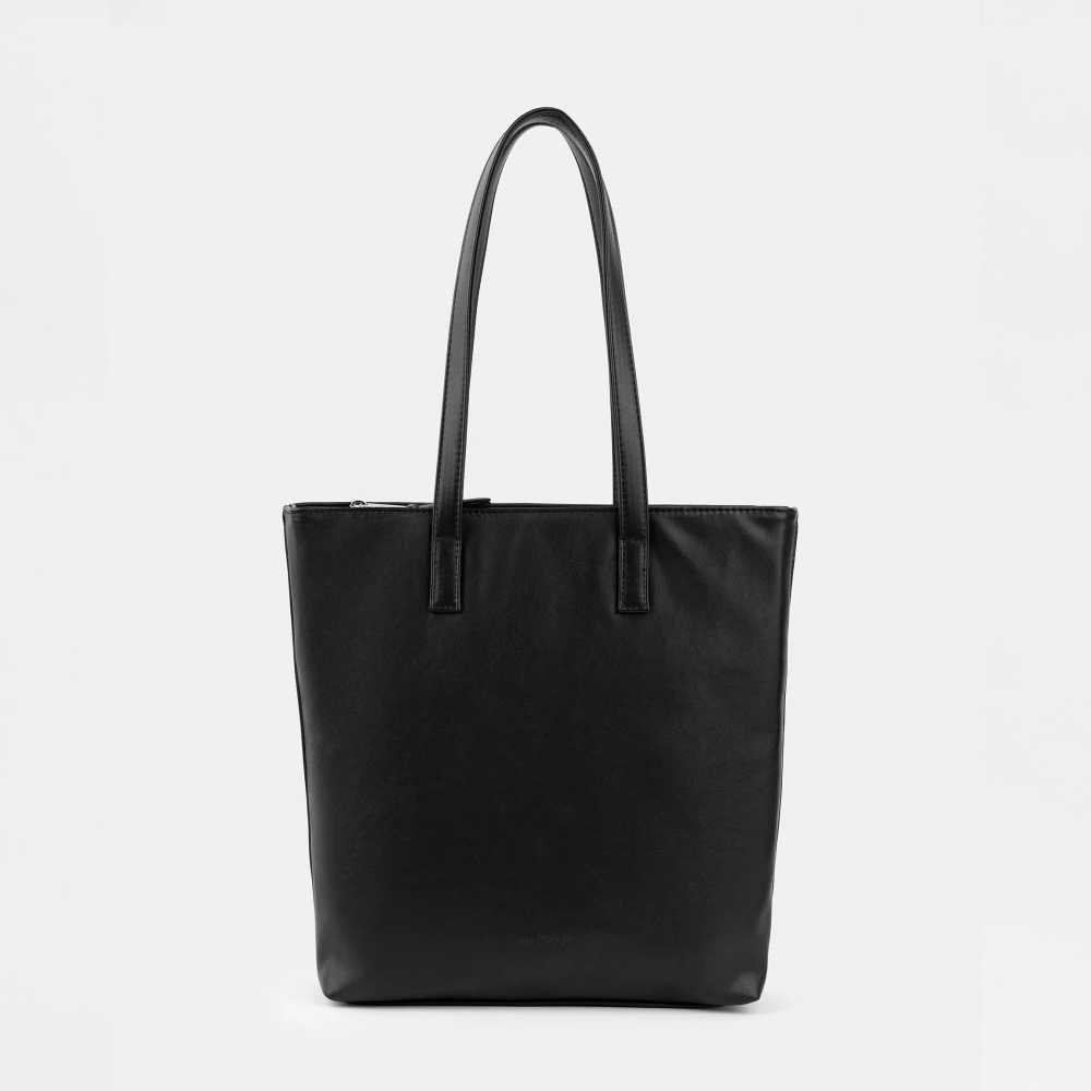 Мягкая женская черная сумка-шоппер ROOMY S | ARNY PRAHT 