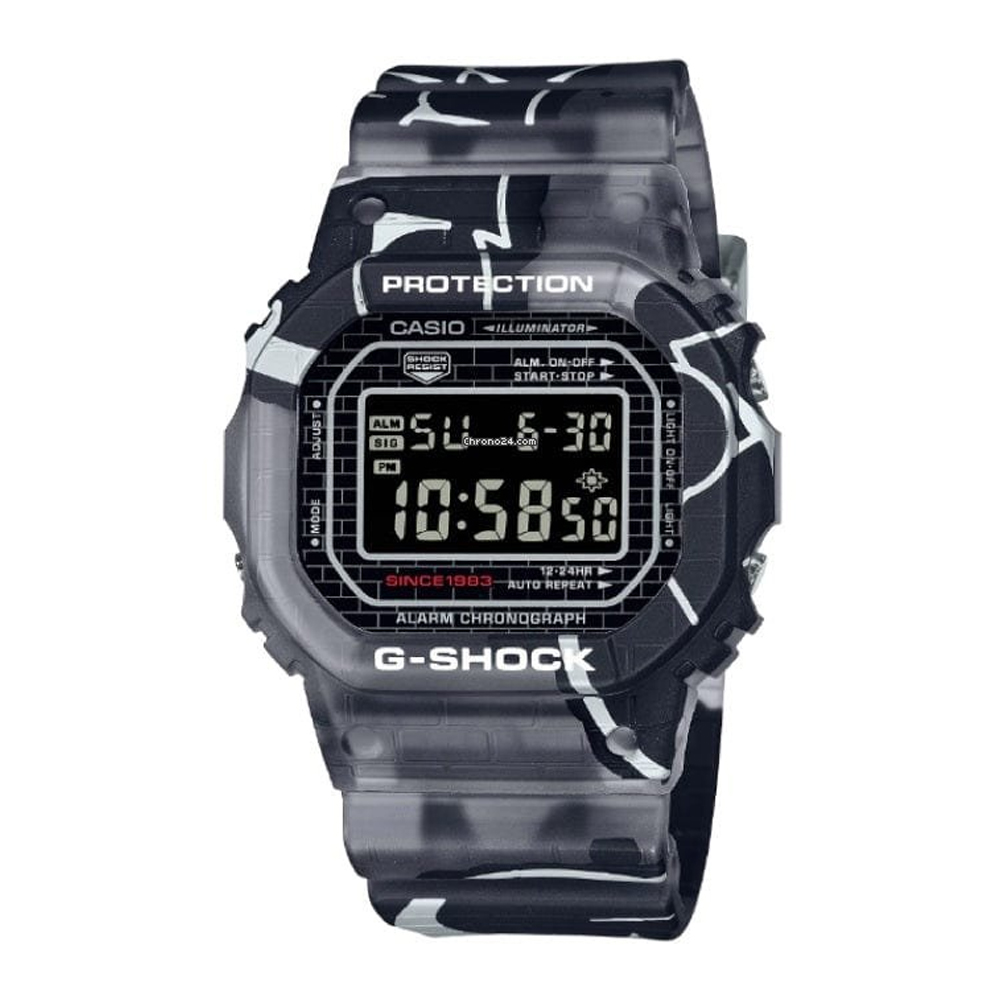 Японские часы мужские CASIO G-Shock DW-5000SS-1D | Casio 