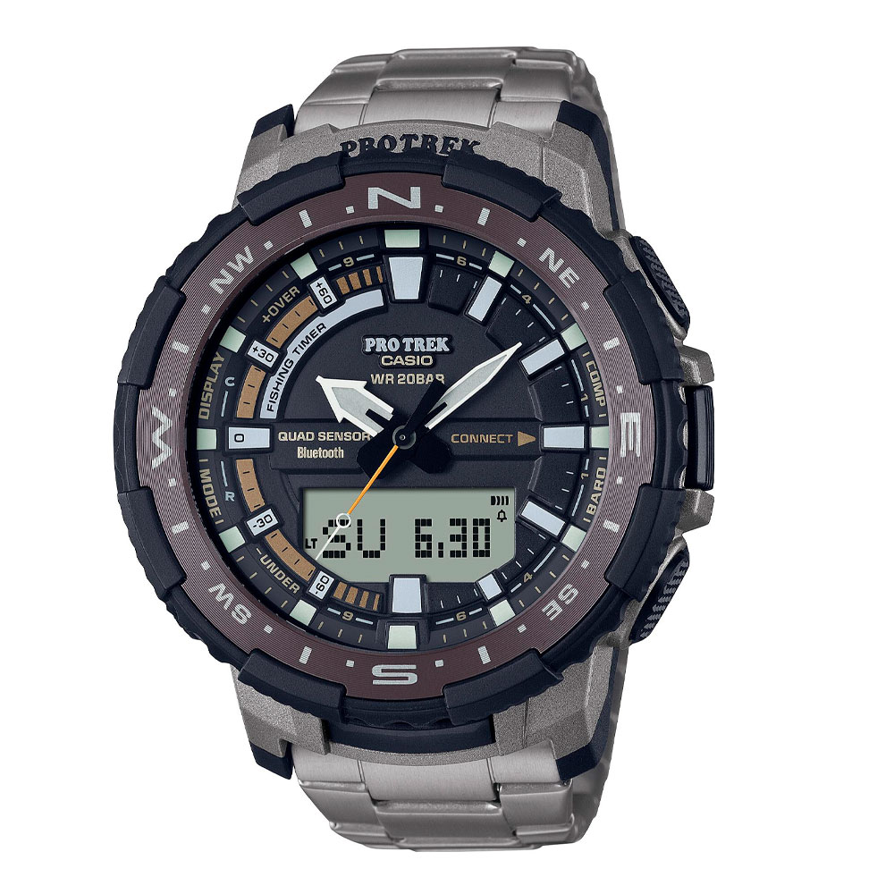 Японские наручные часы мужские Casio Pro Trek PRT-B70T-7E | Casio 