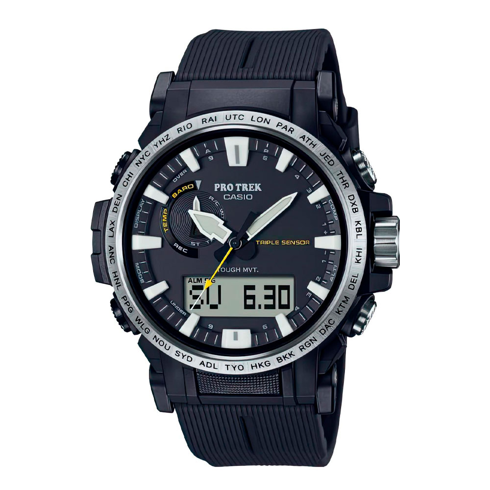Японские наручные часы мужские Casio Pro Trek PRW-61-1A | Casio 