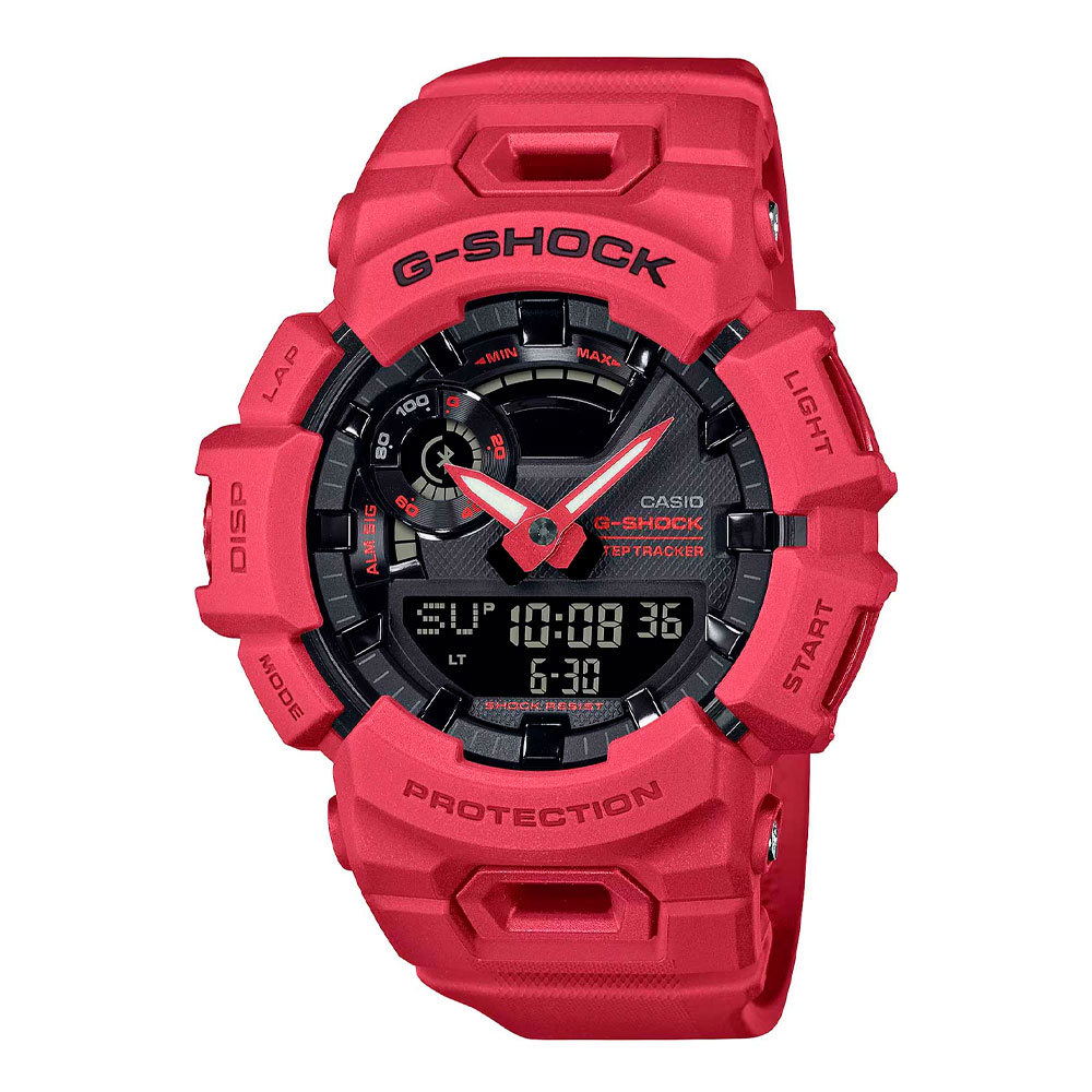 Японские наручные часы мужские Casio G-SHOCK  GBA-900RD-4A с хронографом | Casio 