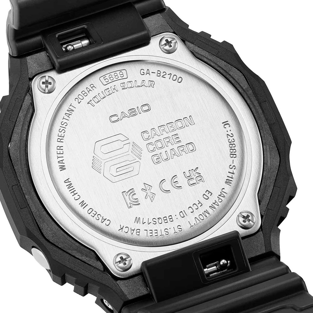 Японские наручные часы мужские Casio G-SHOCK  GA-B2100CY-1A с хронографом | Casio 