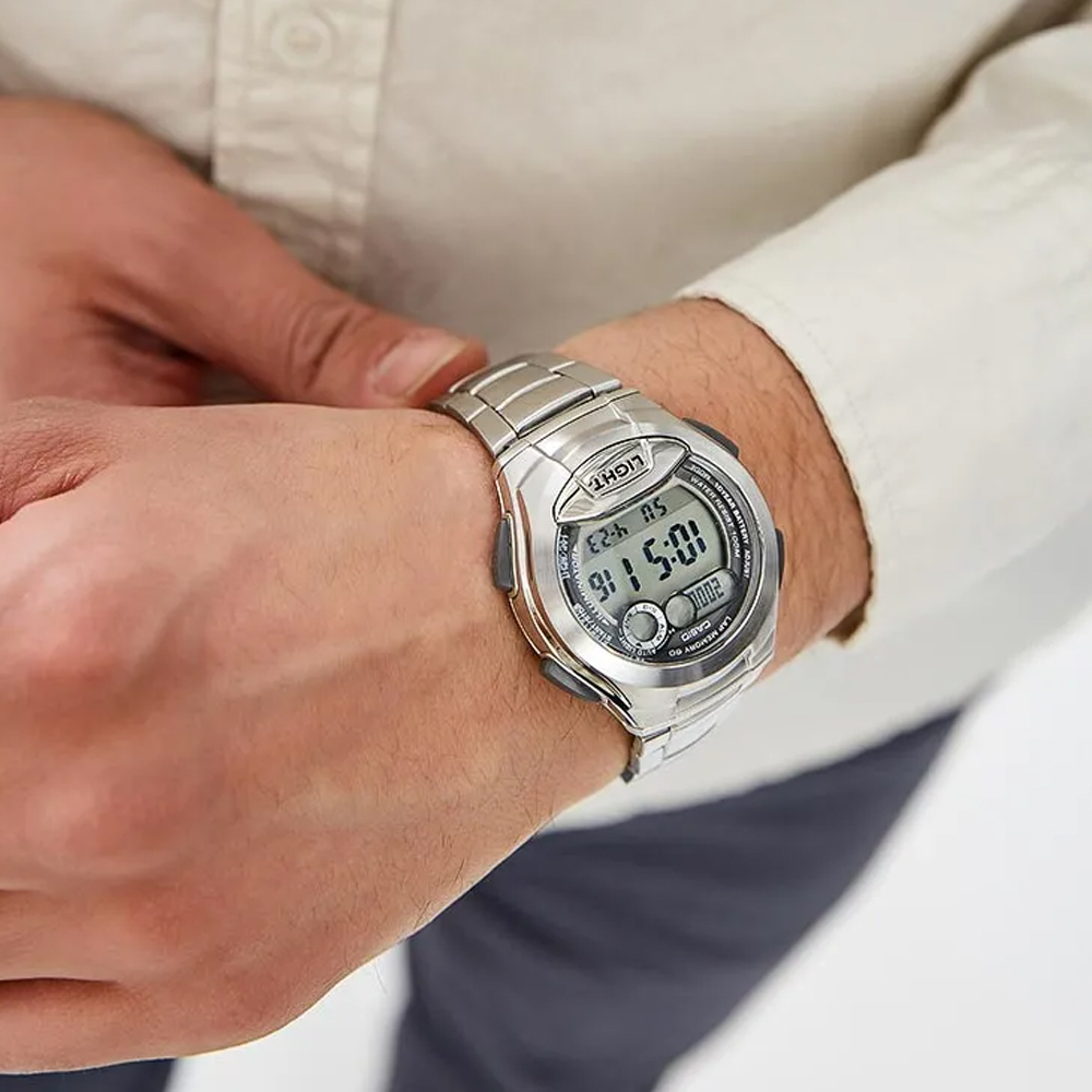 Японские наручные часы мужские Casio Collection W-752D-1A с хронографом | Casio 