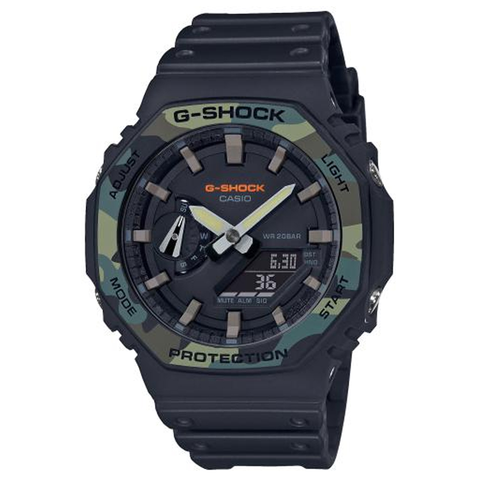 Японские наручные часы мужские Casio G-Shock GA-2100SU-1A | Casio 