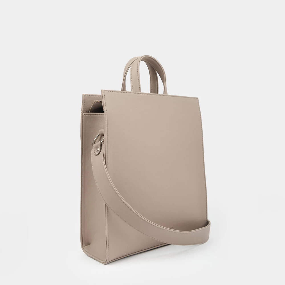 Универсальная сумка-шоппер Robe S в пепельном цвете | ARNY PRAHT 