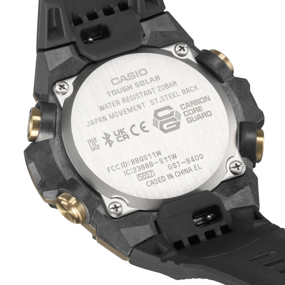 Японские часы мужские CASIO G-SHOCK GST-B400GB-1A9 с хронографом | Casio 