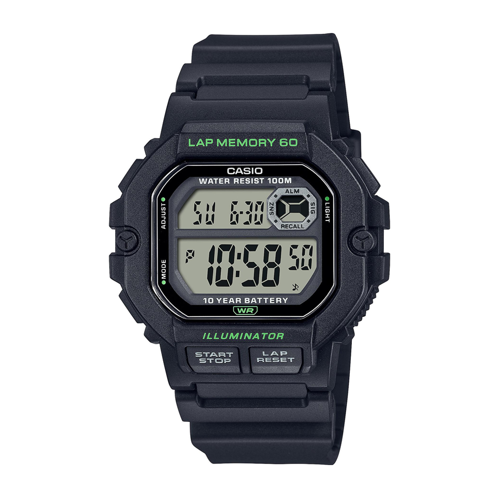 Японские наручные часы мужские Casio Collection WS-1400H-1A | Casio 