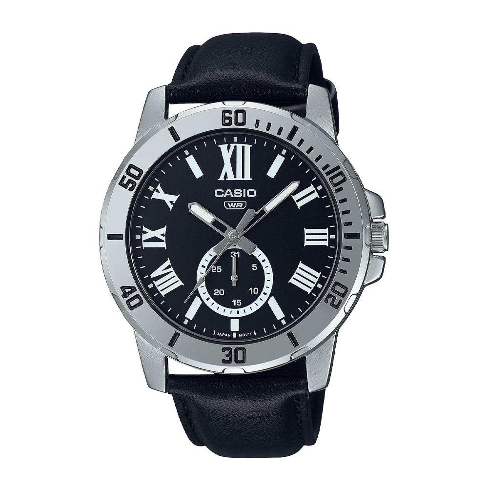 Японские наручные часы  мужские Casio Collection MTP-VD200L-1B | Casio 