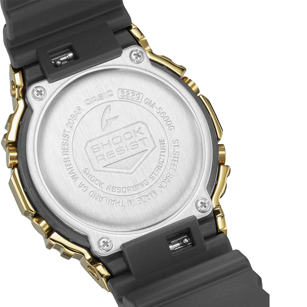 Японские часы мужские CASIO G-SHOCK GM-5600G-9E с хронографом | Casio 