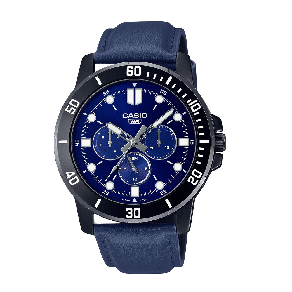 Японские наручные часы  мужские Casio Collection MTP-VD300BL-2E | Casio 