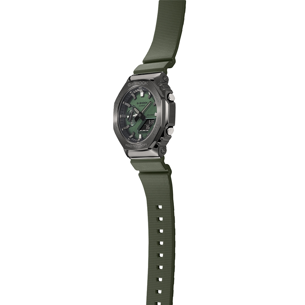 Японские часы мужские CASIO G-SHOCK GM-2100B-3AER с хронографом | Casio 