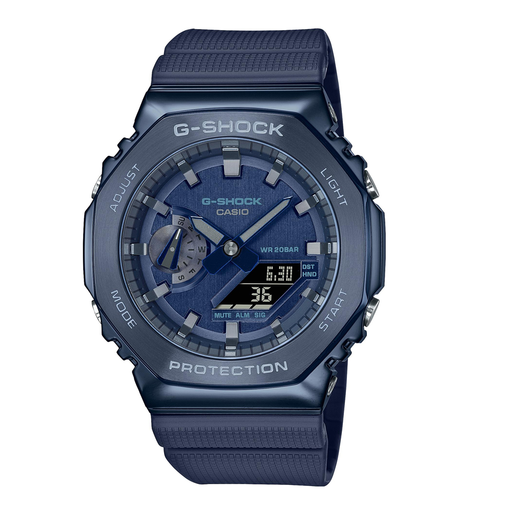 Японские часы мужские CASIO G-SHOCK GM-2100N-2AER с хронографом | Casio 