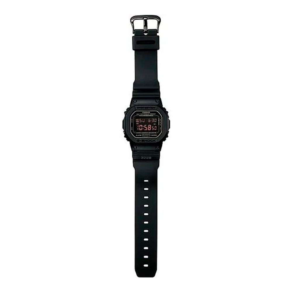 Японские наручные часы мужские Casio G-SHOCK  DW-5600MS-1 с хронографом | Casio 
