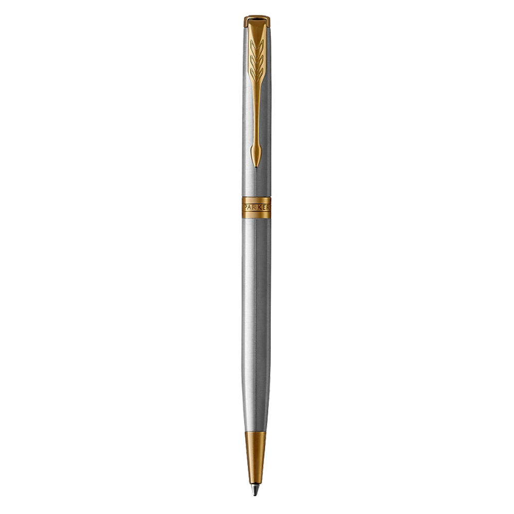 Шариковая ручка Sonnet Slim , Stainless Steel GT | PARKER 