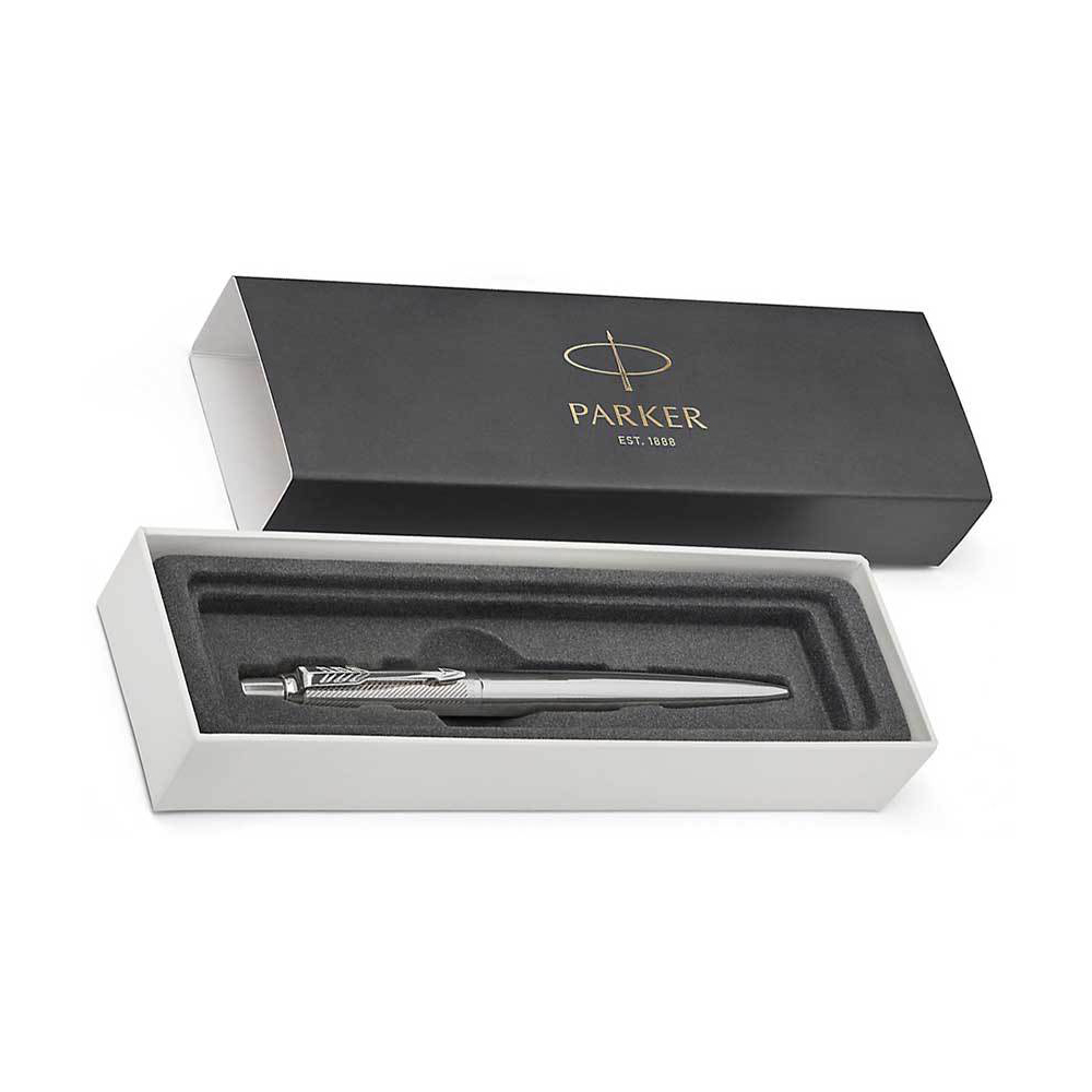 Шариковая ручка Jotter Premium, Stainless Steel Diagonal CT | PARKER 