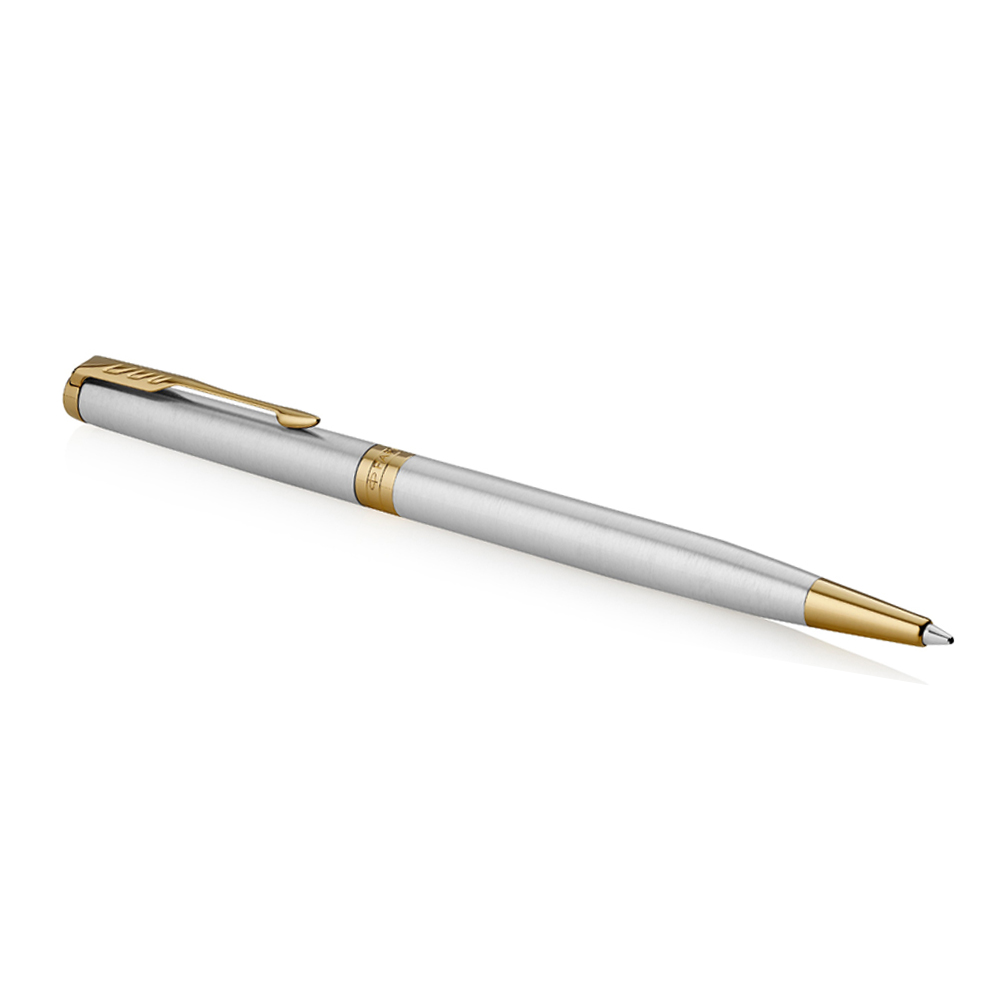 Шариковая ручка Sonnet Slim , Stainless Steel GT | PARKER 