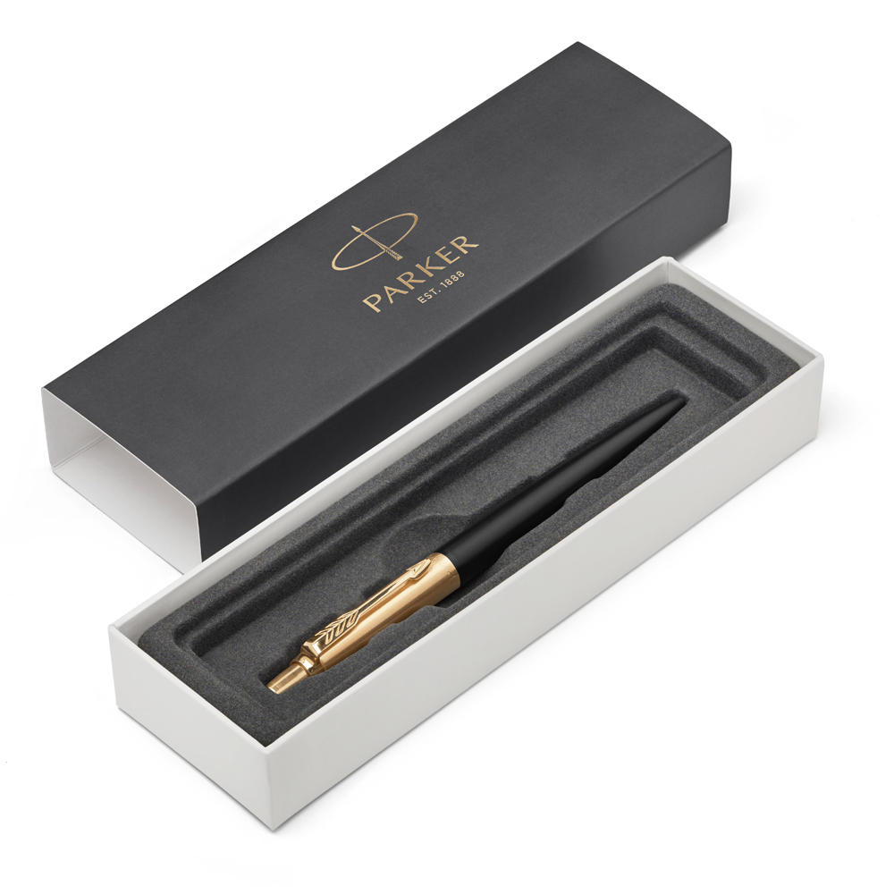 Шариковая ручка Jotter Premium, Bond Street Black GT | PARKER 