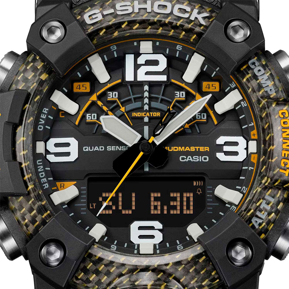Японские наручные часы мужские Casio G-SHOCK GG-B100Y-1A с хронографом | Casio 