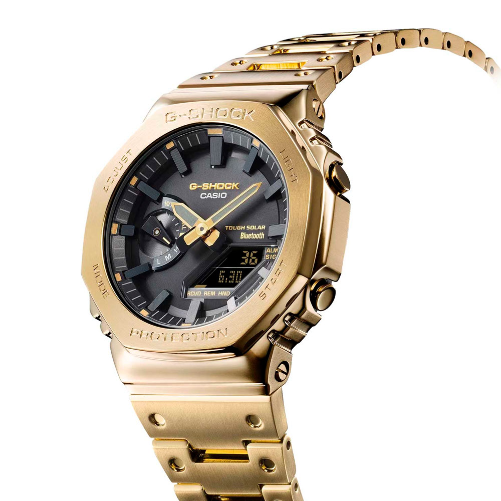 Японские наручные часы мужские Casio G-SHOCK GM-B2100GD-9A с хронографом | Casio 