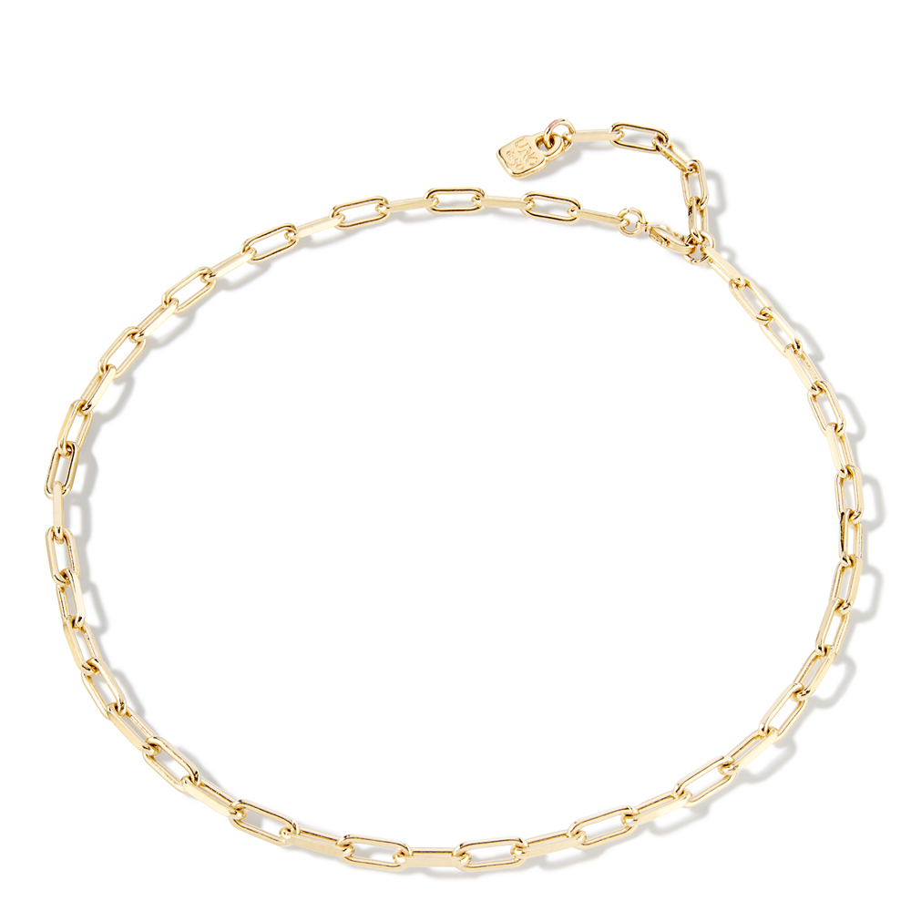 Ожерелье  UNOde50 «Chain 9»  Цепочка короткая (No.9) Золотой цвет | UNOde50 