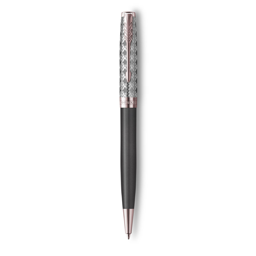 Шариковая ручка Parker Sonnet Premium Refresh GREY, цвет чернил Мblack 2119791 | PARKER 