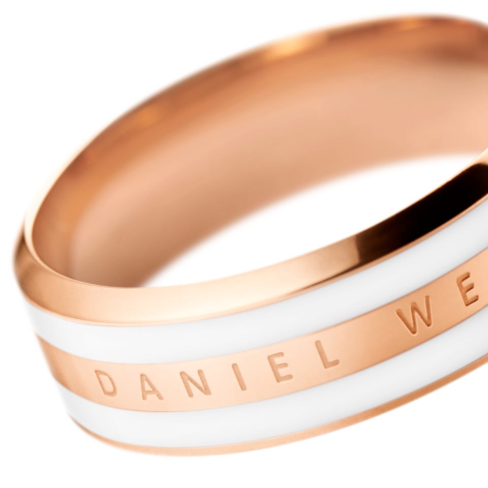 Кольцо  CLASSIC RING SATIN WHITE | DANIEL WELLINGTON 