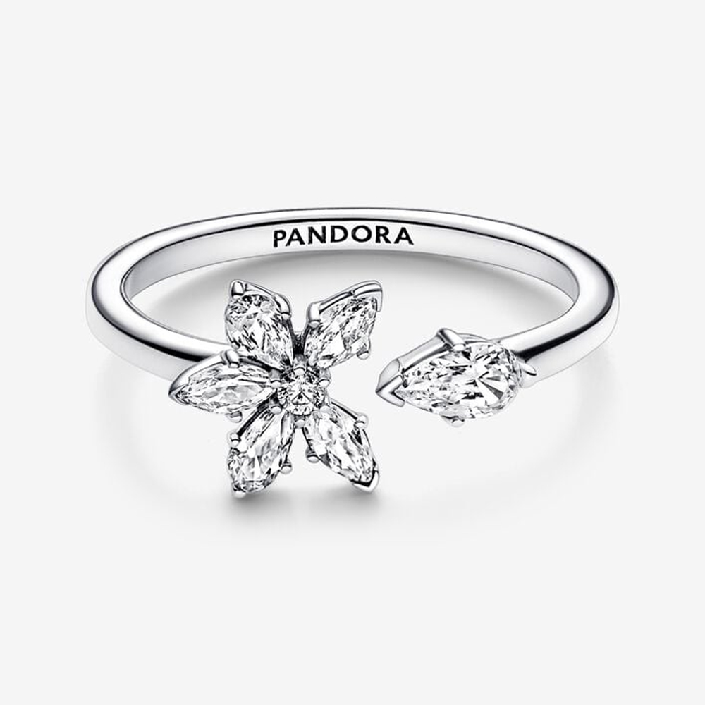 Кольцо Pandora «Сверкающий гербарий»  | PANDORA 